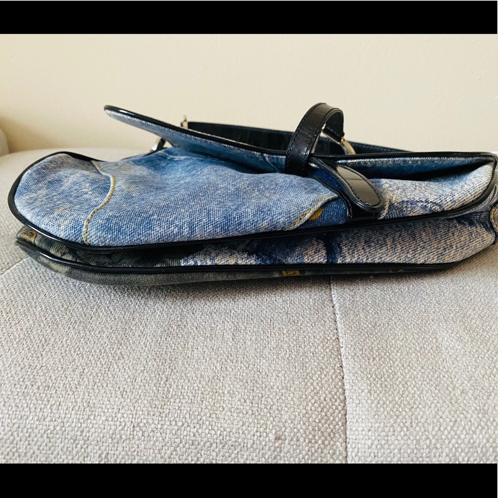 DIOR Limited Edition Speedway Denim Saddle Bag - Picture 5 of 17
